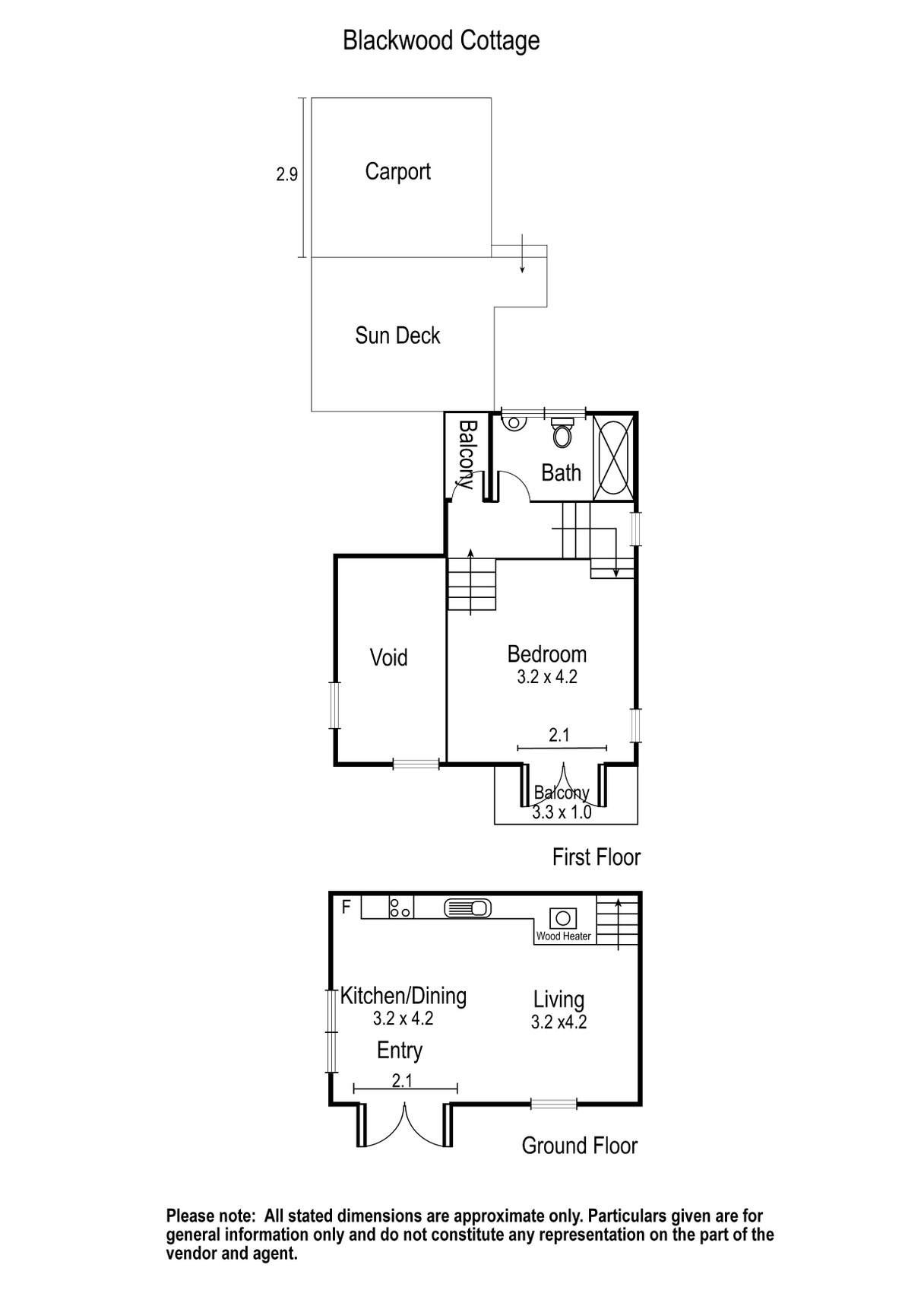 Blackwood Cottage floor plan