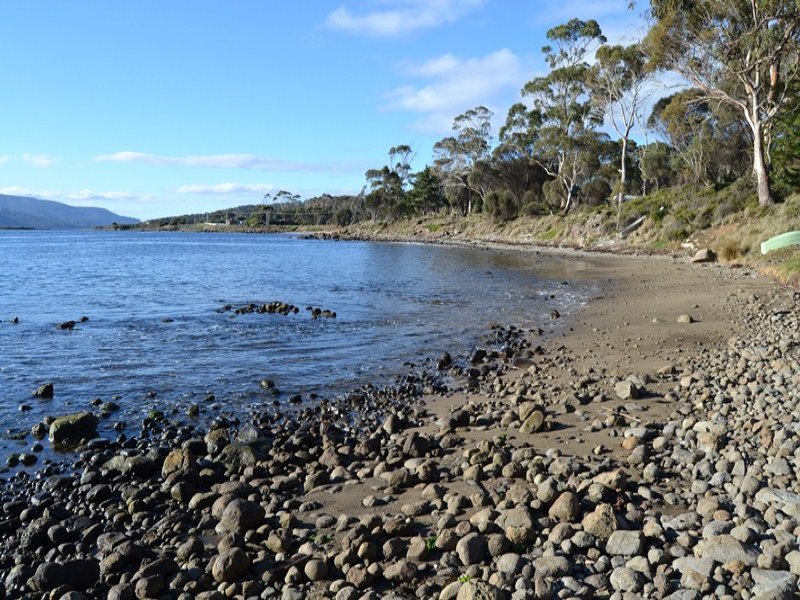 Beach at back